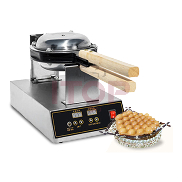 IT-IEG1 Single Head Commercial Digital Egg Waffle Maker Bubble Waffle Maker Machine
