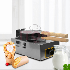 IT-GEW1 One Heating Tray Commercial Gas Bubble Waffle Making Machine Multifunctional Puff Pastry Making Machine