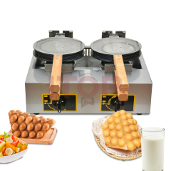 IT-GEW2 Two Heating Plates Commercial Gas Type Bubble Waffle Maker