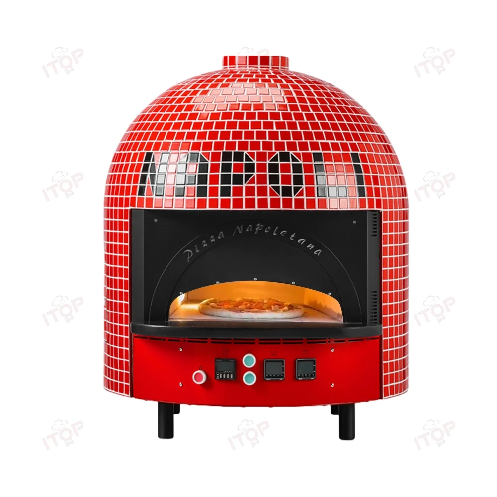 IT-YPO-576T Desktop Electric Napoli Pizza Kiln Oven Italian Handcrafted 90 Seconds Fast Baking Oven