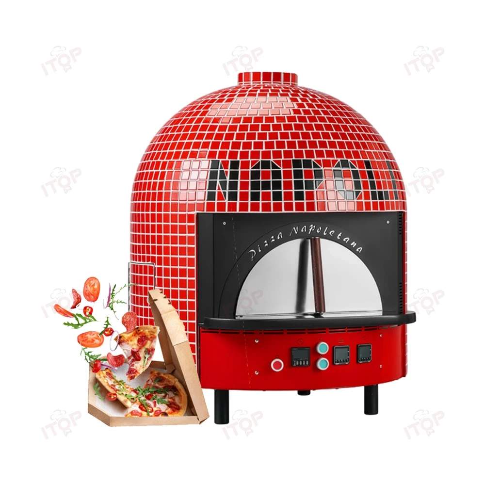 IT-YPO-576T Desktop Electric Napoli Pizza Kiln Oven Italian Handcrafted 90 Seconds Fast Baking Oven