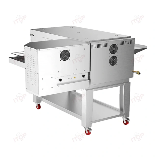 IT-CBO-E1 IT-CBO-E2 Electric Single Double Conveyor Barbecue Oven Commercial Belt Tunnel Oven