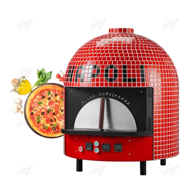 IT-YPO-576T Desktop Electric Napoli Pizza Kiln Oven Italian Handcrafted 90 Seconds Fast Baking Oven