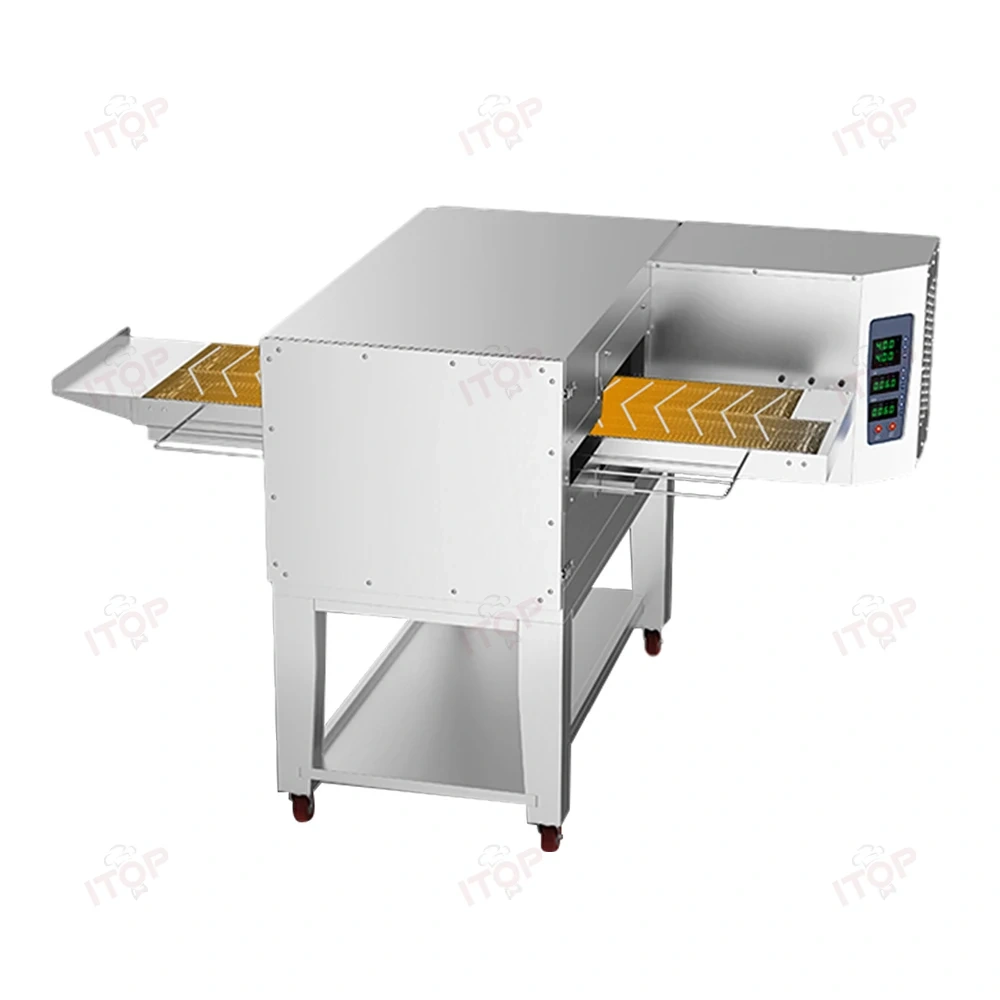 IT-CBO-E1 IT-CBO-E2 Electric Single Double Conveyor Barbecue Oven Commercial Belt Tunnel Oven