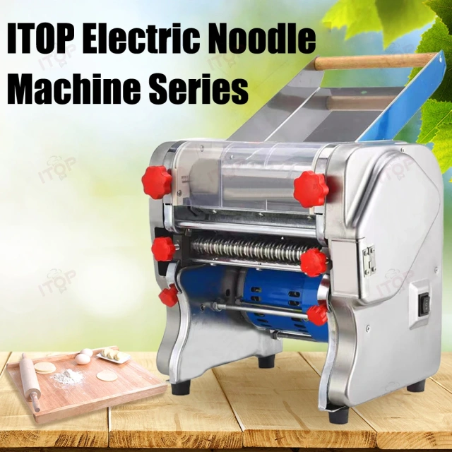 IT-KNM-16 IT-KNM-18 IT-KNM-20 IT-KNM-22 IT-KNM-24 Electric Small Pasta Maker Stainless Steel Noodle Making Machine