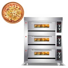 IT-GO-GB-33 IT-GO-GB-36 IT-GO-GB-39 Commercial 3 Layers Electric Bakery Gas Deck Pizza Bread Baking Oven Machine