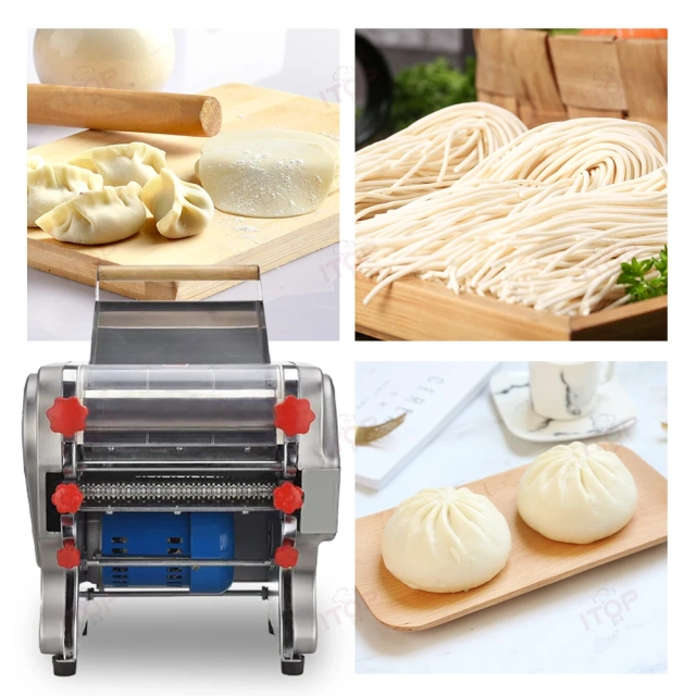 IT-KNM-16 IT-KNM-18 IT-KNM-20 IT-KNM-22 IT-KNM-24 Electric Small Pasta Maker Stainless Steel Noodle Making Machine