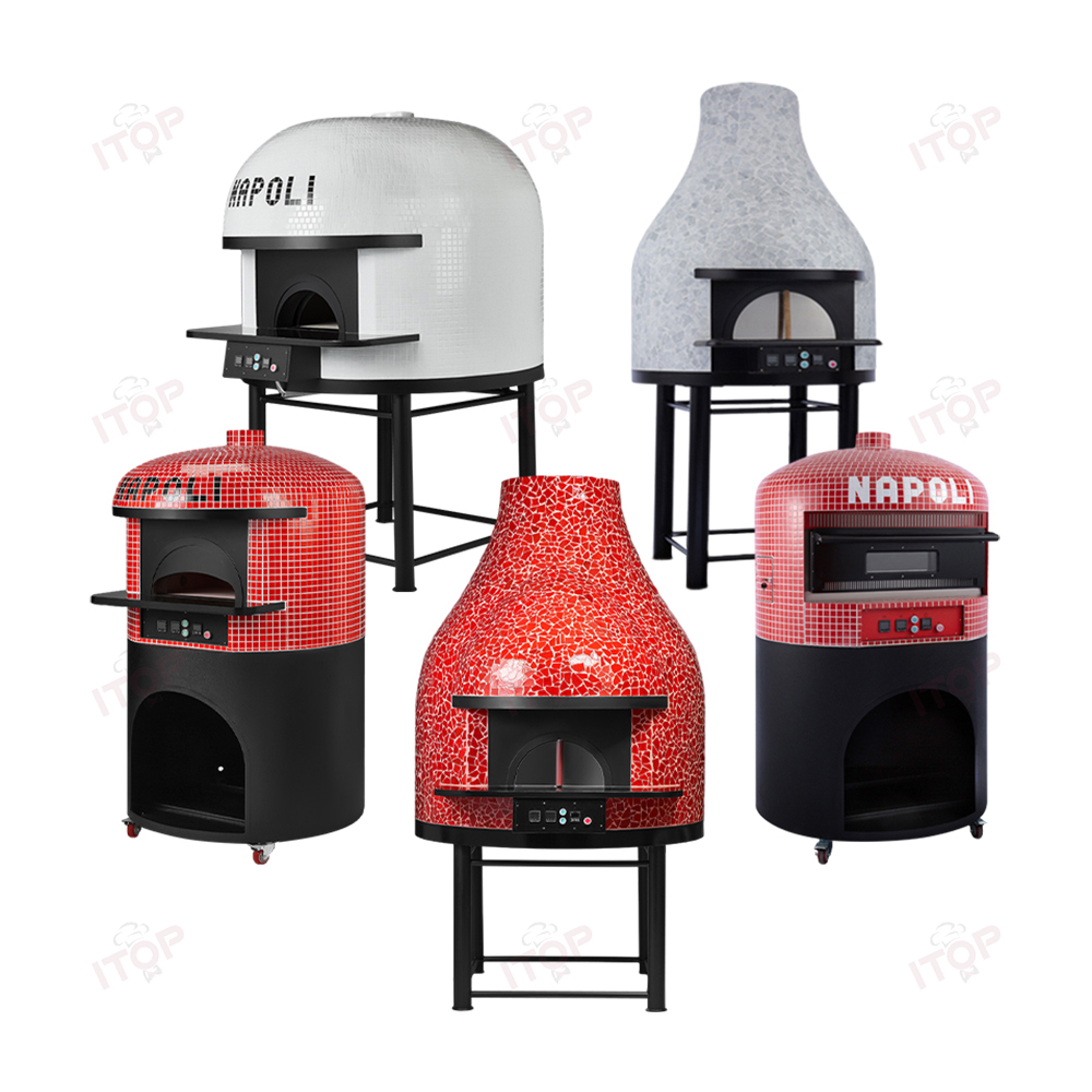 IT-YPO-1500R 600℃ Degree High Temperature Baking Italian Mosaic Electric Kiln Pizza Oven