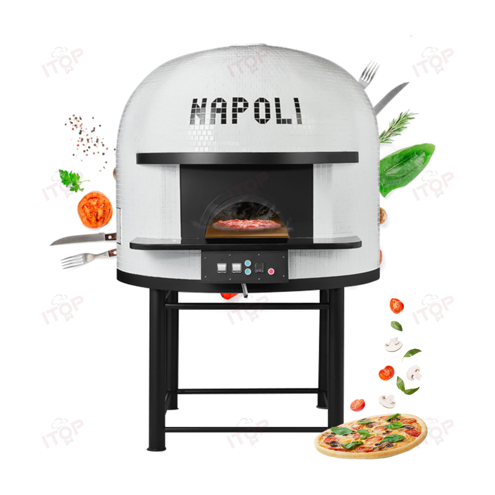 IT-YPO-1500W Commercial Heavy Duty Stone Pizza Oven Italian Electric Pizza Baking Stone Oven