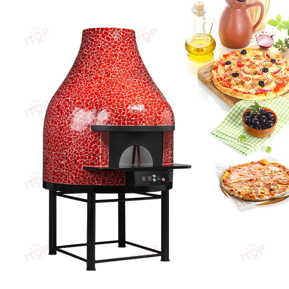 IT-YPO-1500R 600℃ Degree High Temperature Baking Italian Mosaic Electric Kiln Pizza Oven