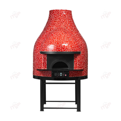 IT-YPO-1500R 600℃ Degree High Temperature Baking Italian Mosaic Electric Kiln Pizza Oven