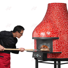 IT-YPO-1500R 600℃ Degree High Temperature Baking Italian Mosaic Electric Kiln Pizza Oven
