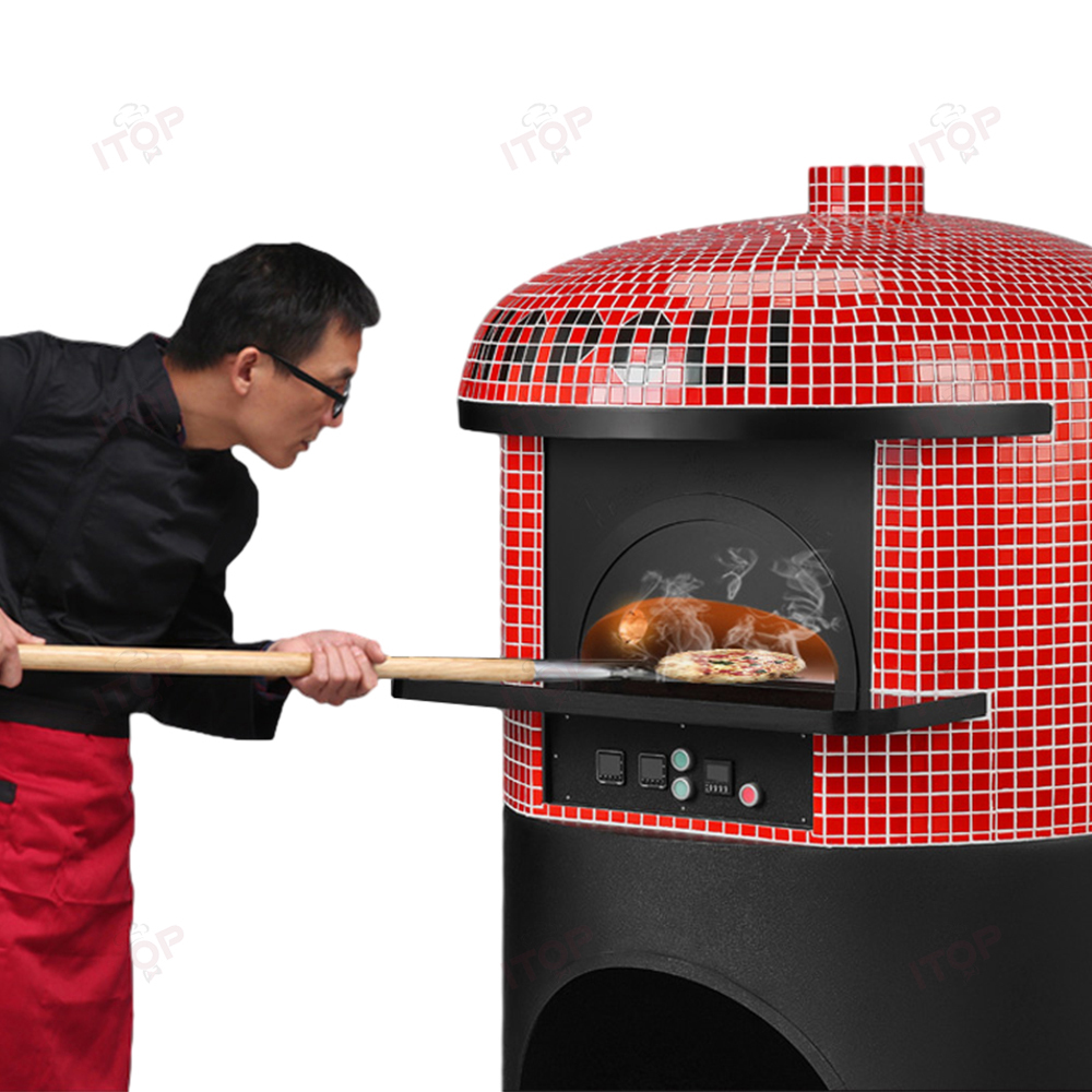 IT-YPO-730C Italian Vertical Desktop Mosaic Pizza Kiln Electric Kiln Oven