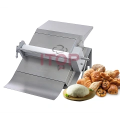 IT-MSP-16 Commercial Table Top Manual Croissant Bread Dough Sheeter Machine Fondant Presser