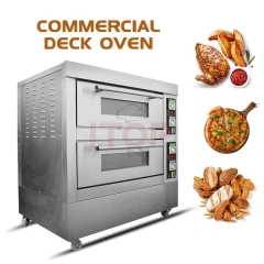 High Performance Commercial Use Bakery Deck Oven Bread Cake Pizza Baking Electric Gas Oven