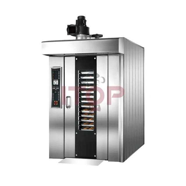 Electric/Gas/Diesel 16 Trays Bakery Oven Industrial Commercial Full Automatic Bread  Oven
