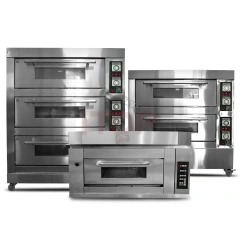 High Performance Commercial Use Bakery Deck Oven Bread Cake Pizza Baking Electric Gas Oven
