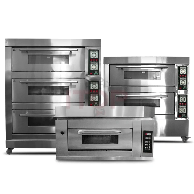 High Performance Commercial Use Bakery Deck Oven Bread Cake Pizza Baking Electric Gas Oven