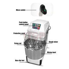 Commercial Bakery Equipment Double-speed Double-action Mixer Dough Mixer Big Flour Mixer Bakery Machine