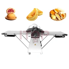 Commercial Industrial Folding Croissant Pita Bread Dough Sheeter Pizza Pastry Dough Shortening Machine