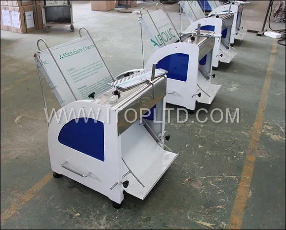 BS31 BS39 Commercial Electric Automatic Bread Slicer Industrial Stainless Steel Bread Slicer