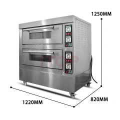 High Performance Commercial Use Bakery Deck Oven Bread Cake Pizza Baking Electric Gas Oven