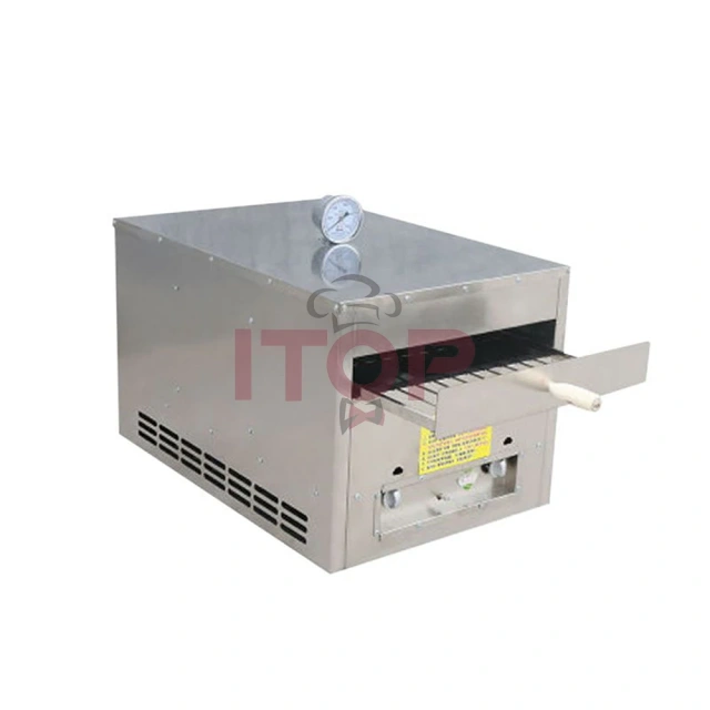 IT-MPO350 Mobile Fast Food Kitchen Gas Pizza Oven Outdoor LPG Gas Fire Bread Oven