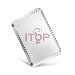 IT-BP Commercial Aluminum Baking Tray 60*40cm Pizza Bread Cake Oven Baking Pan