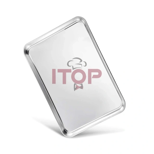 IT-BP Commercial Aluminum Baking Tray 60*40cm Pizza Bread Cake Oven Baking Pan