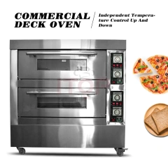 High Performance Commercial Use Bakery Deck Oven Bread Cake Pizza Baking Electric Gas Oven