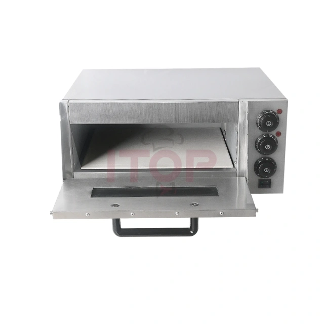 Stainless Steel Home Commercial Baking Machine For 16 Inch Pizza Office Electric Deck Baking Oven For Pizza