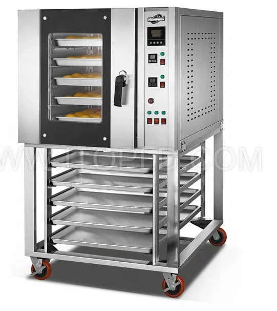 Multi Function 5 Trays Convection Oven Commercial Counter Top Hot Air Convection Oven For Bakery