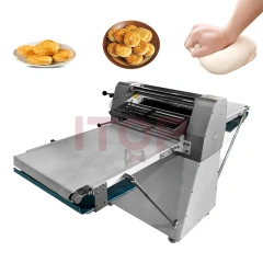 Commercial Industrial Folding Croissant Pita Bread Dough Sheeter Pizza Pastry Dough Shortening Machine