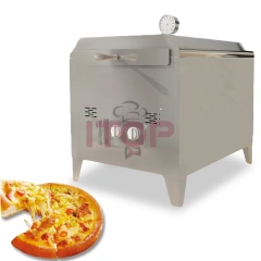 IT-MPO350 Mobile Fast Food Kitchen Gas Pizza Oven Outdoor LPG Gas Fire Bread Oven
