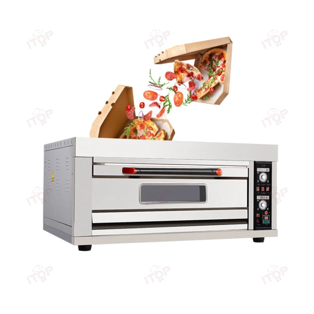 Baking Shop Equipment Electric Deck Oven Gas Bakery Oven 1 Deck French Baguette Pizza Cake Oven