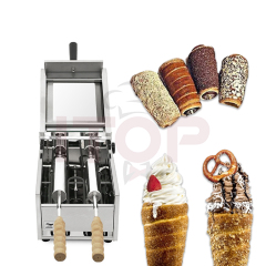 IT-ECOM2 Electric Chimney Cake Bread Baker Machine Chimney Cake Grill Oven 2 pcs Grill Sticks
