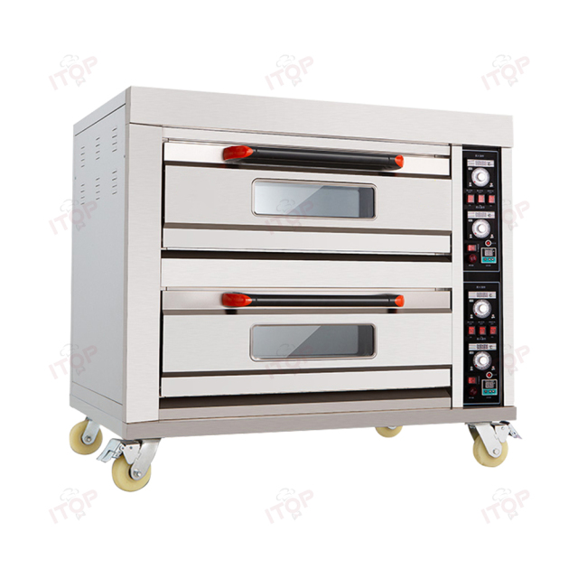 Commercial Double Decks Baking Oven Bakery Multifunction Oven For Cookies Bread Cake