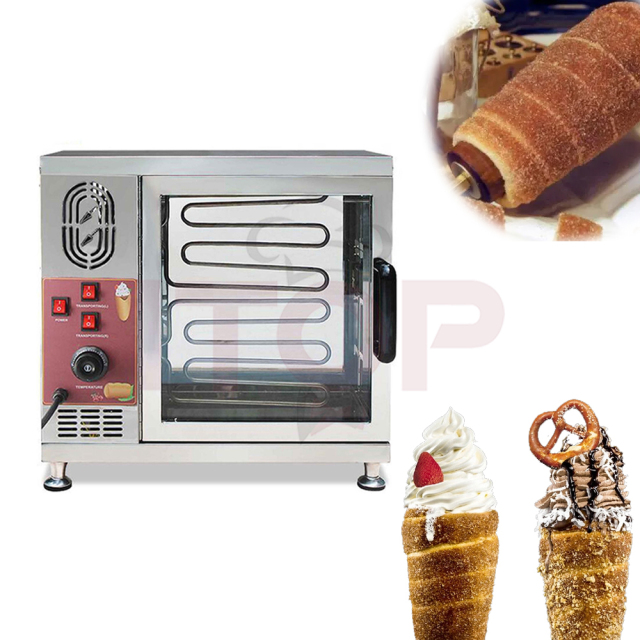 IT-907 Kurtosh Kurtos Kalacs Chimney Cake Oven 16 Rollers Ice Cream Bread Rolls Baking Roast Bread Machine