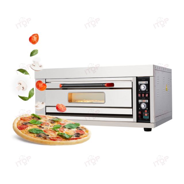 Baking Shop Equipment Electric Deck Oven Gas Bakery Oven 1 Deck French Baguette Pizza Cake Oven