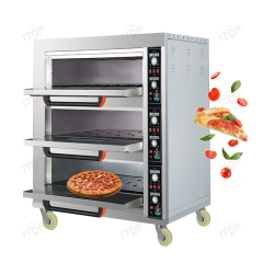 Commercial Bakery 3 Layer Deck Oven Machine Industrial Bread/cake/pizza/biscuit Baking Oven