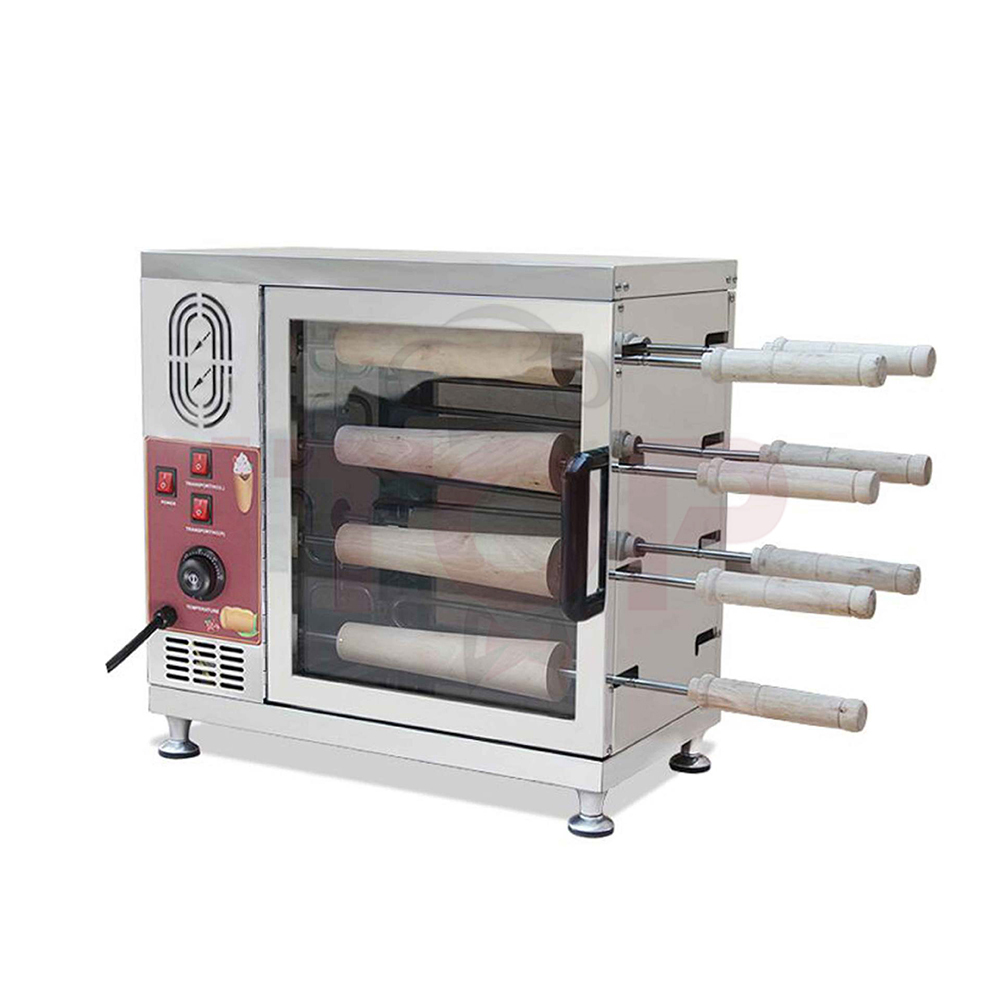 IT-907 Kurtosh Kurtos Kalacs Chimney Cake Oven 16 Rollers Ice Cream Bread Rolls Baking Roast Bread Machine
