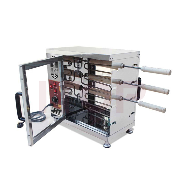 IT-907 Kurtosh Kurtos Kalacs Chimney Cake Oven 16 Rollers Ice Cream Bread Rolls Baking Roast Bread Machine