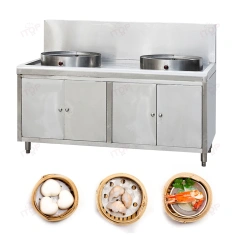 60 Pieces Burners Guangdong Noodle Rice Roll Steamer Electric Restaurant Commercial Gas Food Steamer