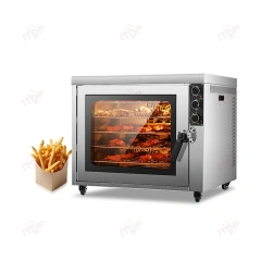 Restaurant Hotel Professional Electric Commercial Meat Grill Chicken Rotisserie Oven With 5 Pieces 5 Grilling Net
