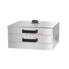 2 Tiers Commercial Rice Noodle Roll Steamer Machine Stainless Steel Automatic Steamed  Vermicelli Roll Machine