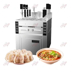 Restaurant Commercial Noodle Cooking Machine Pasta Udon Spaghetti Ramen Dumplings Wonton Auto Lifting Cooker