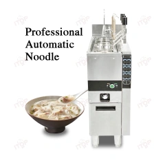 Intelligent Timer Temperature Control Automatic Lift Pasta Cooking Machine Express Noodle Cooker 3 Holes Baskets