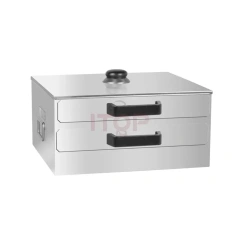 2 Tiers Commercial Rice Noodle Roll Steamer Machine Stainless Steel Automatic Steamed  Vermicelli Roll Machine