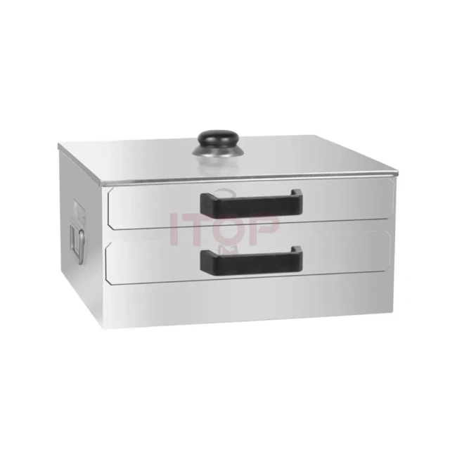 2 Tiers Commercial Rice Noodle Roll Steamer Machine Stainless Steel Automatic Steamed  Vermicelli Roll Machine