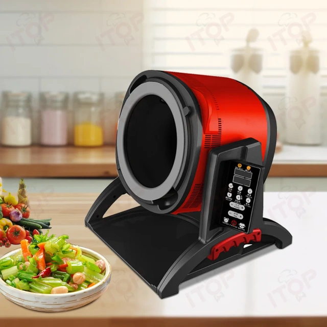 Non-Stick Coating Drum Intelligent Automatic Cooking Robot 6 Liters Multi-functional Cooking Mixer Machine